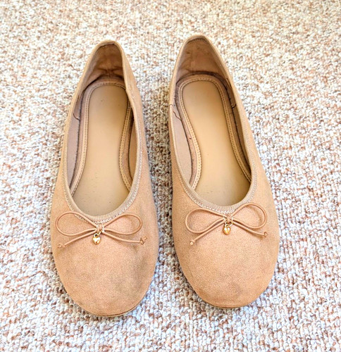 Damen ballerinas beige mit - h&m,