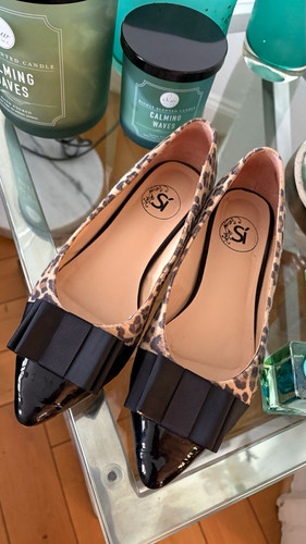 Damen ballerinas leopard - si,