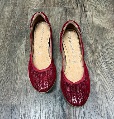 Tamaris damen ballerinas rot - tamaris,