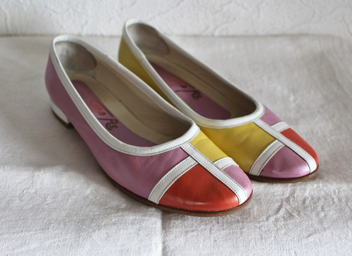 Voll lederschuhe slip pumps - on,