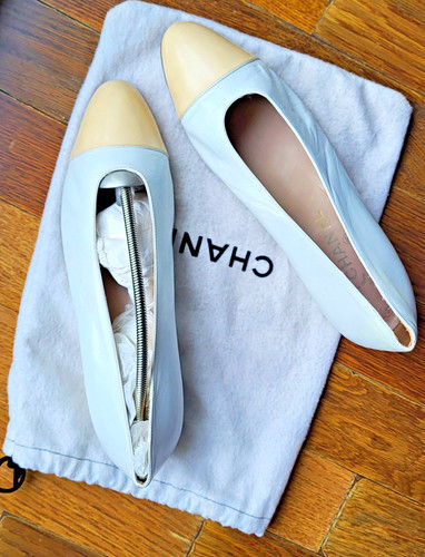 Chanel ballerina leder - chanel,