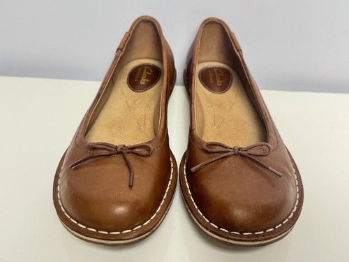 Clarks leder ballerinas loafer - leder,
