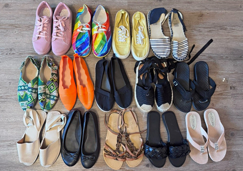 Paar damen schuhe sommer - 14,