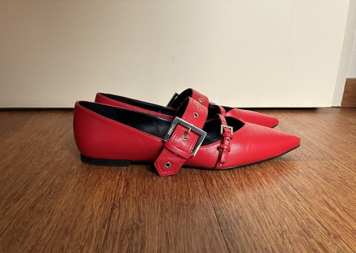Stylische rote ballerinas - stylische,